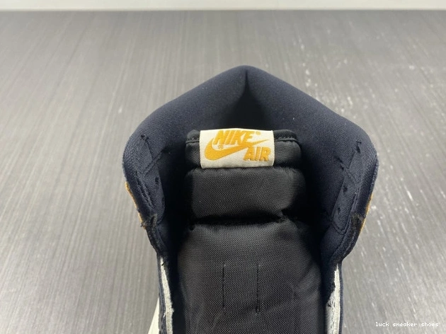 Cheap LUCY Jordan 555088-711 OG Toe Yellow High 1 Air 0630